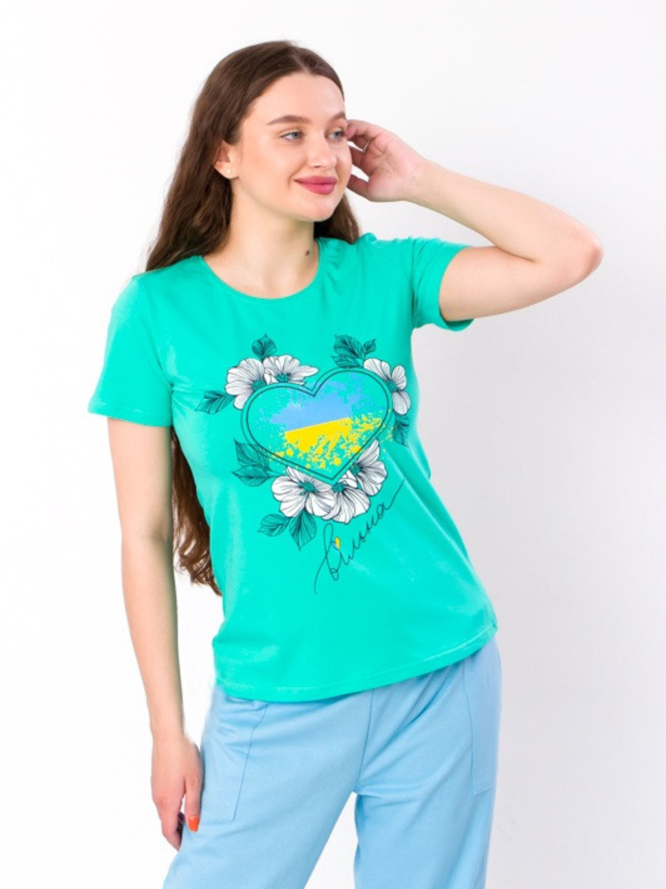 Футболка Носи своє модель 8188-036-33-mentol-vlxna Фото