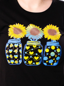 Футболка Носи своє модель 8188-1-chornij-sonqshniki Фото