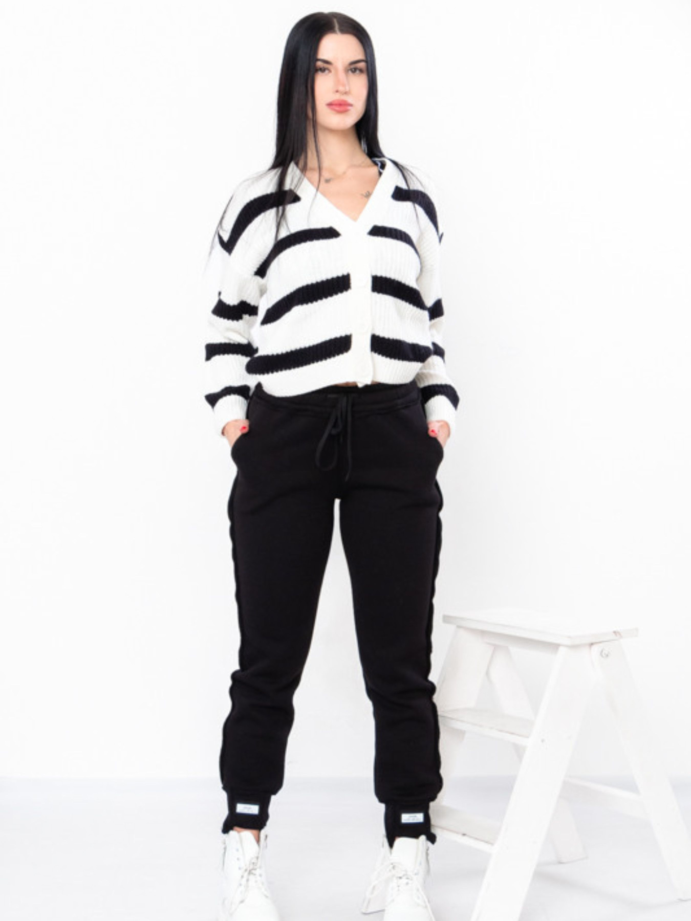 Брюки повседневные Носи своє модель 8251-025-chornij Фото