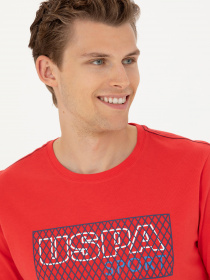 Футболка US Polo модель USPAINT.1573270.VR030 Фото