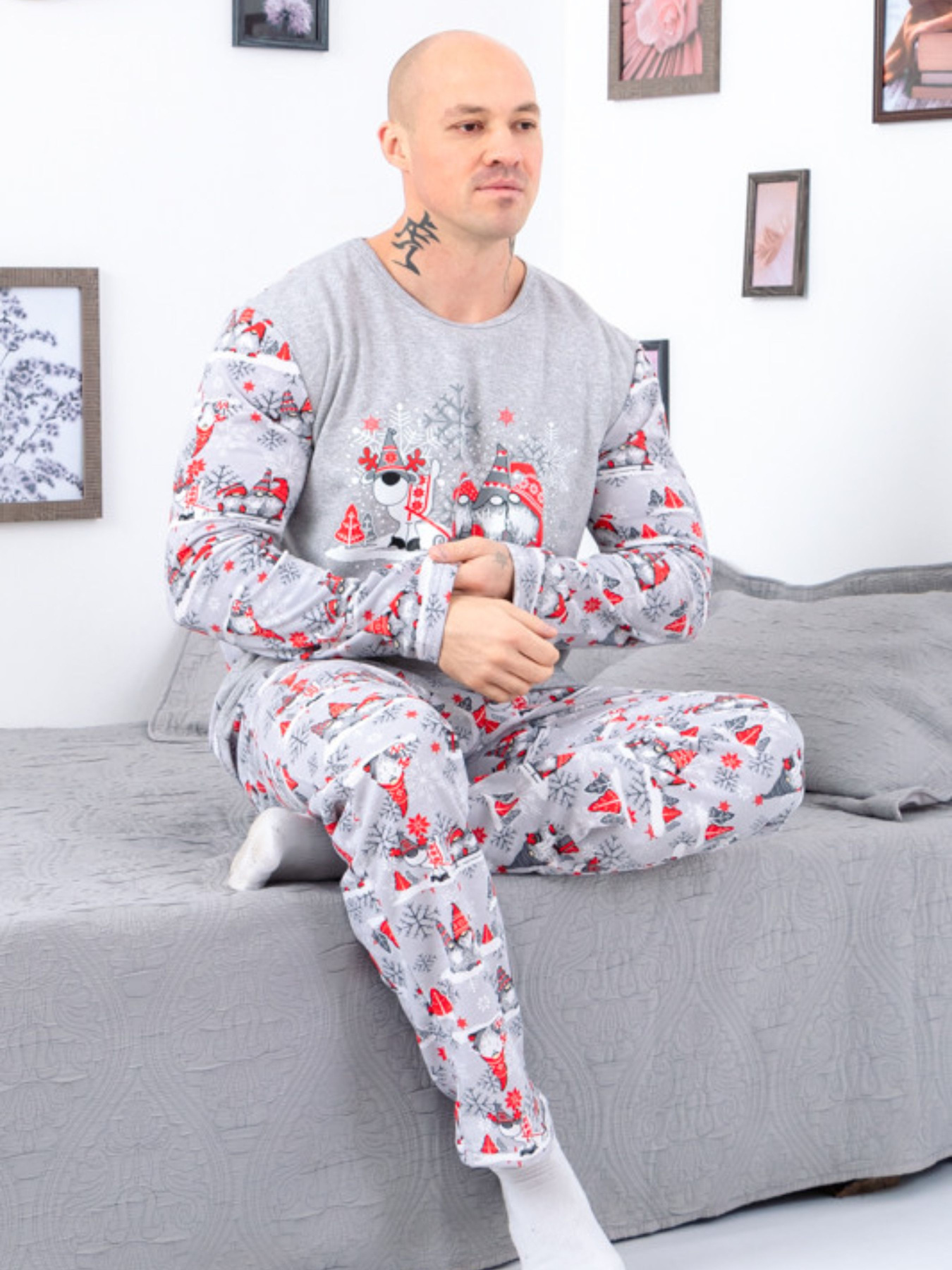 Пижама Носи своє модель 8625-f-4-gnomi Пижама Носи своє модель 8625-f-4-gnomi Фото