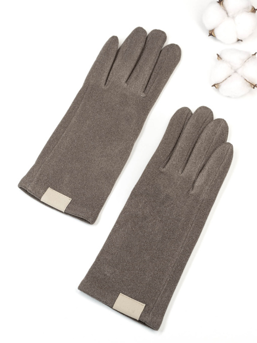 Рукавички ISSA Plus модель PE-07_светло_коричневый Фото