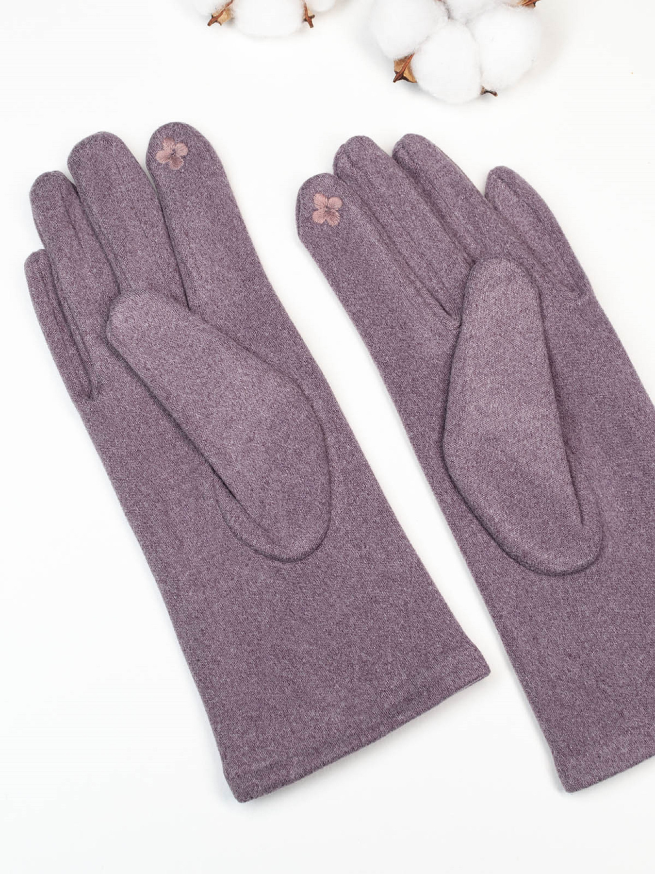 Перчатки ISSA Plus модель PE-07_сиреневый Фото