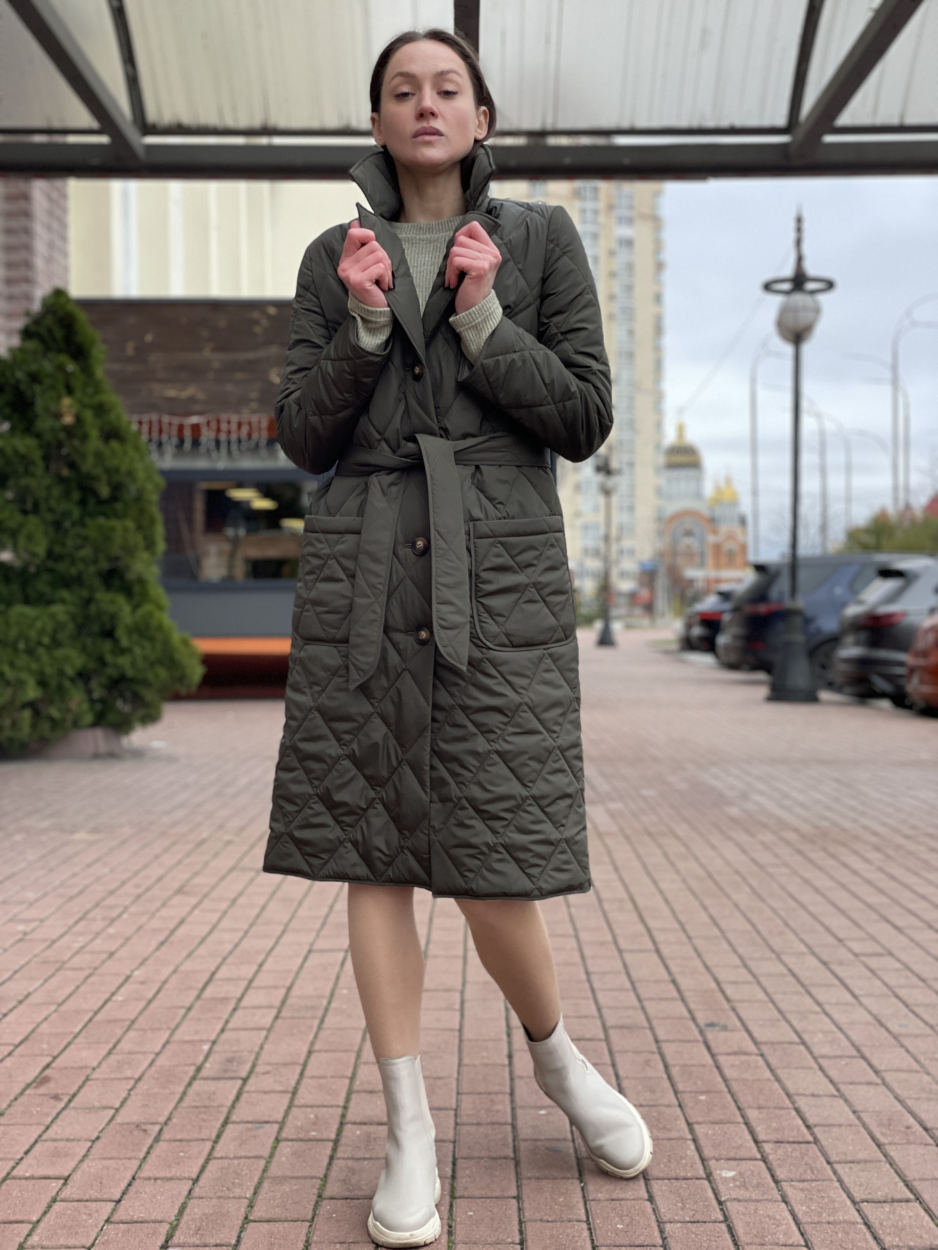 Пальто з утеплювачем CAT ORANGE модель 4444 Фото