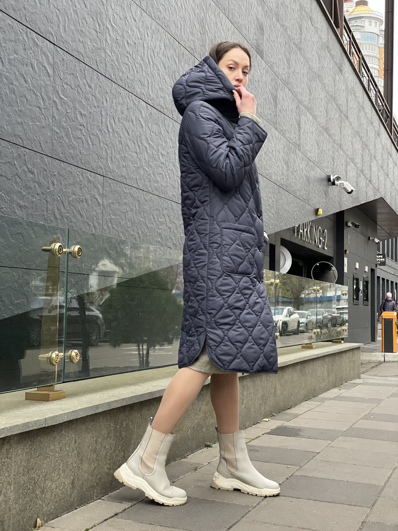 Пальто с утеплителем CAT ORANGE модель 4445 Фото