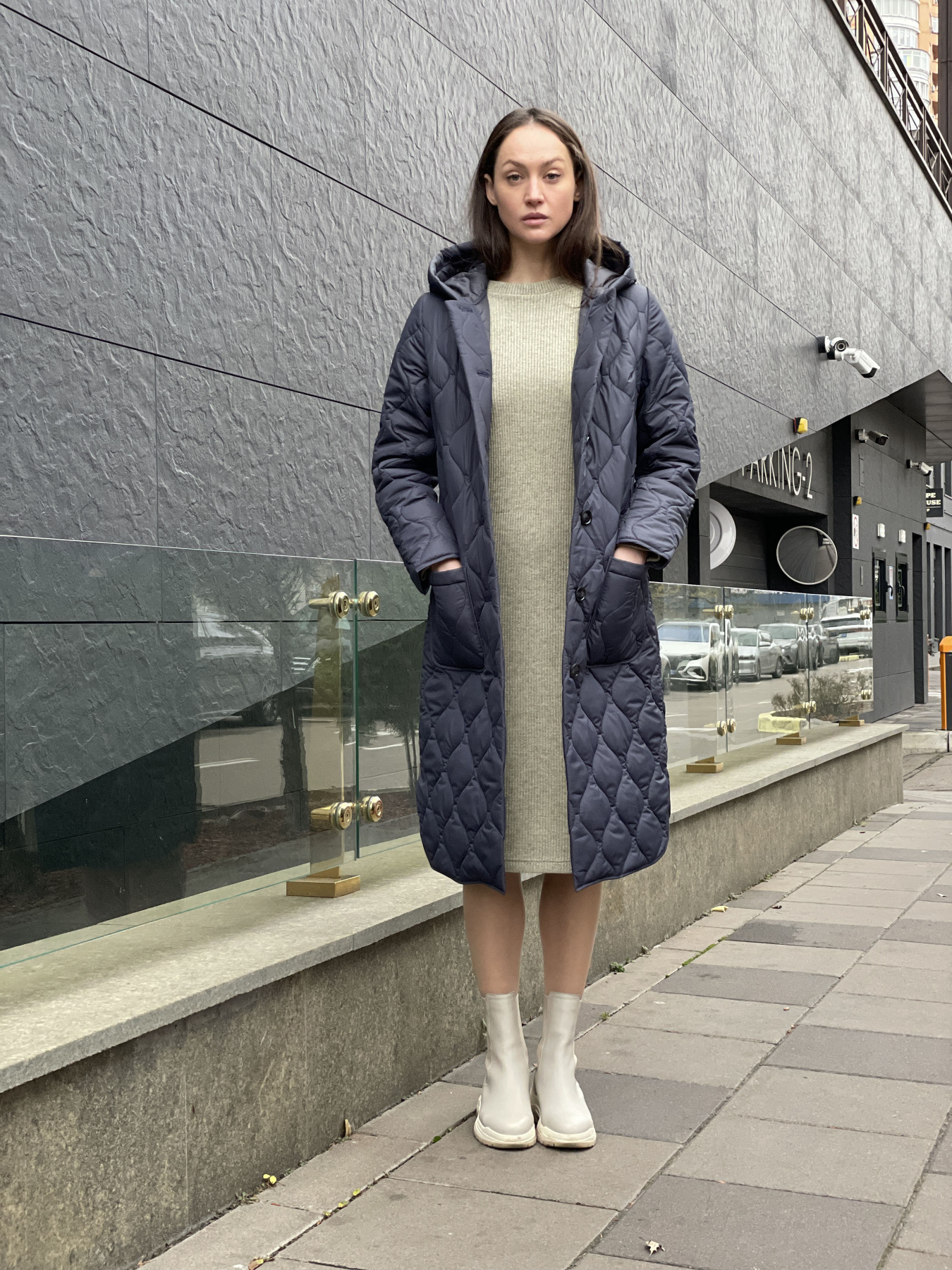 Пальто с утеплителем CAT ORANGE модель 4445 Фото