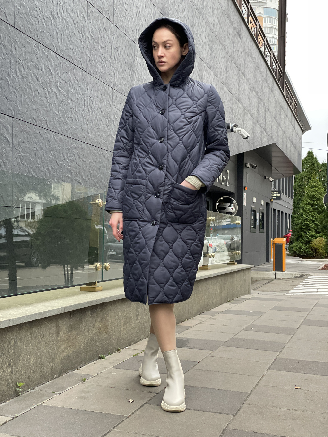 Пальто з утеплювачем CAT ORANGE модель 4445 Фото