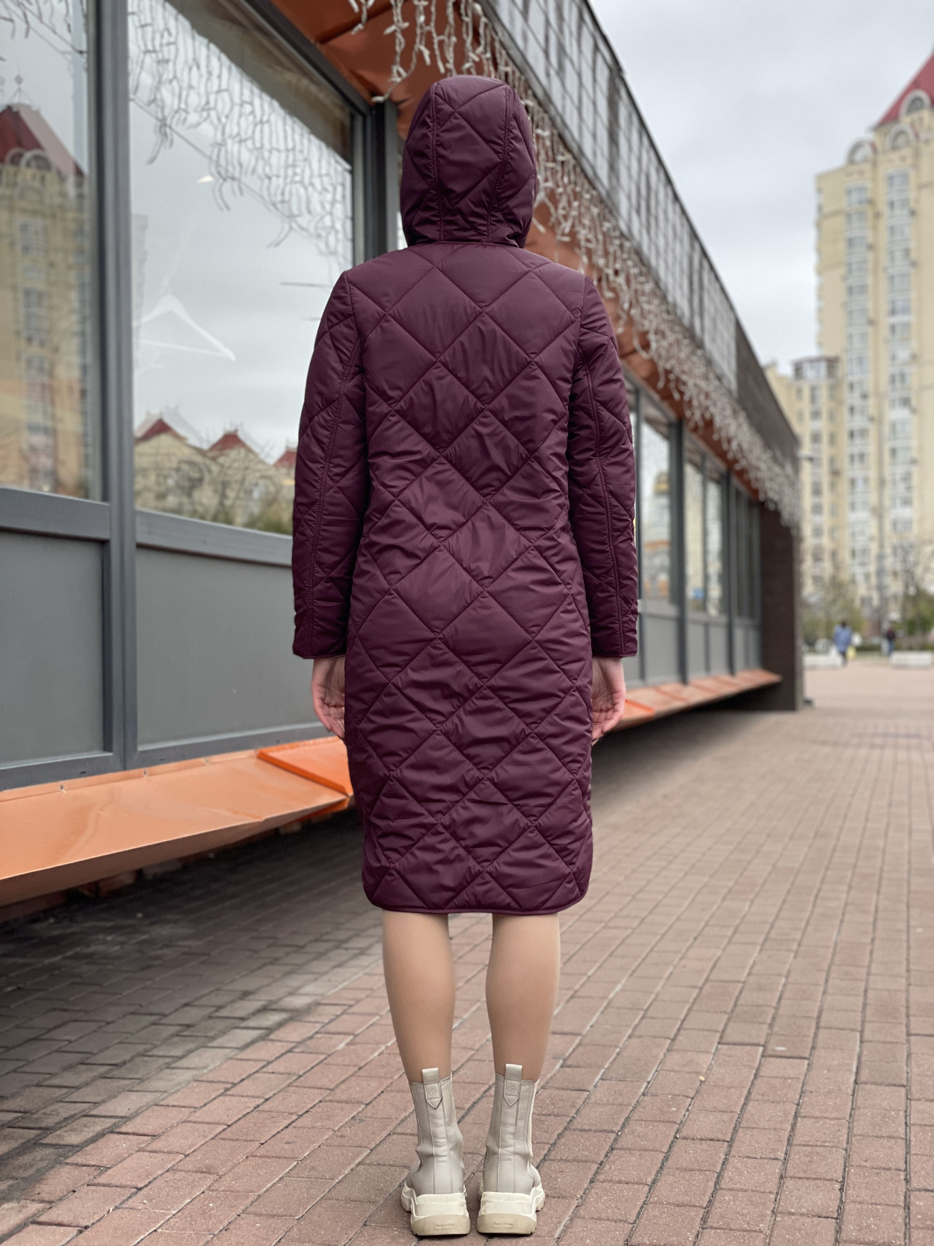 Пальто с утеплителем CAT ORANGE модель 4445p Фото