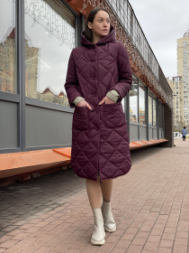 Пальто с утеплителем CAT ORANGE модель 4445p Фото