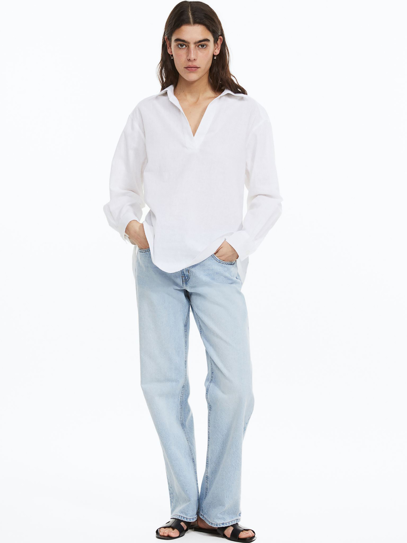 Рубашка повседневная H&M модель 70210 Фото