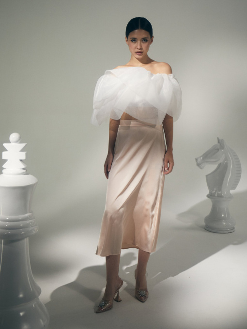 Спідниця міді Gepur модель 45777 Фото