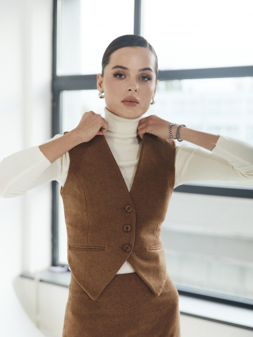 Жилет классический Gepur модель 45861 Фото