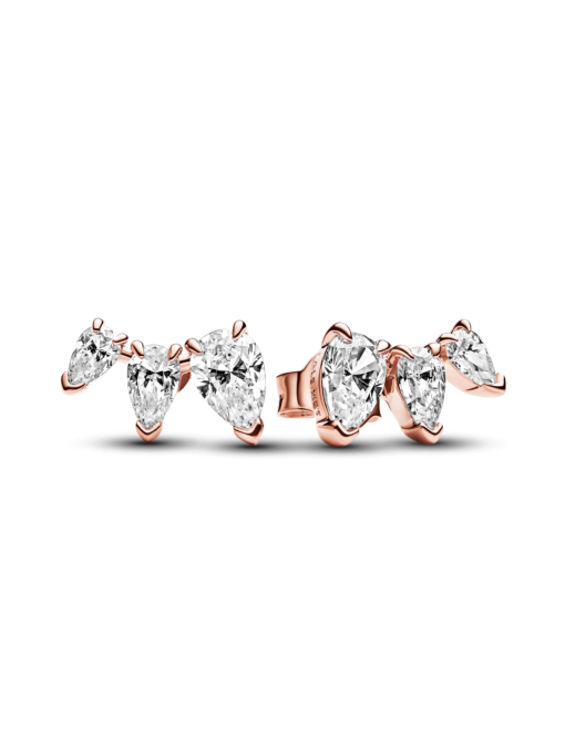 Серьги-гвоздики PANDORA Moments модель 282836C01 Фото