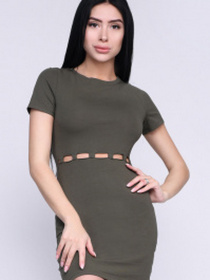 Платье мини CARICA модель KP102411 Платье мини CARICA модель KP102411 Фото