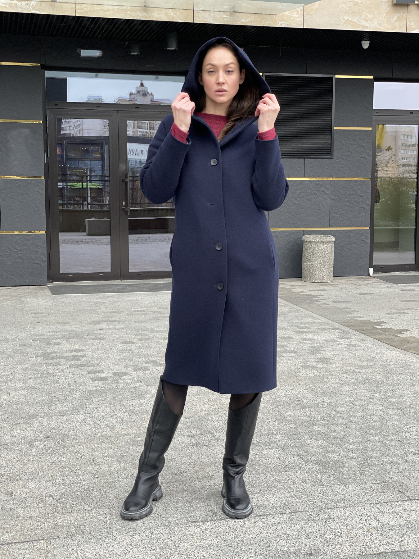 Пальто с утеплителем CAT ORANGE модель 4446 Фото