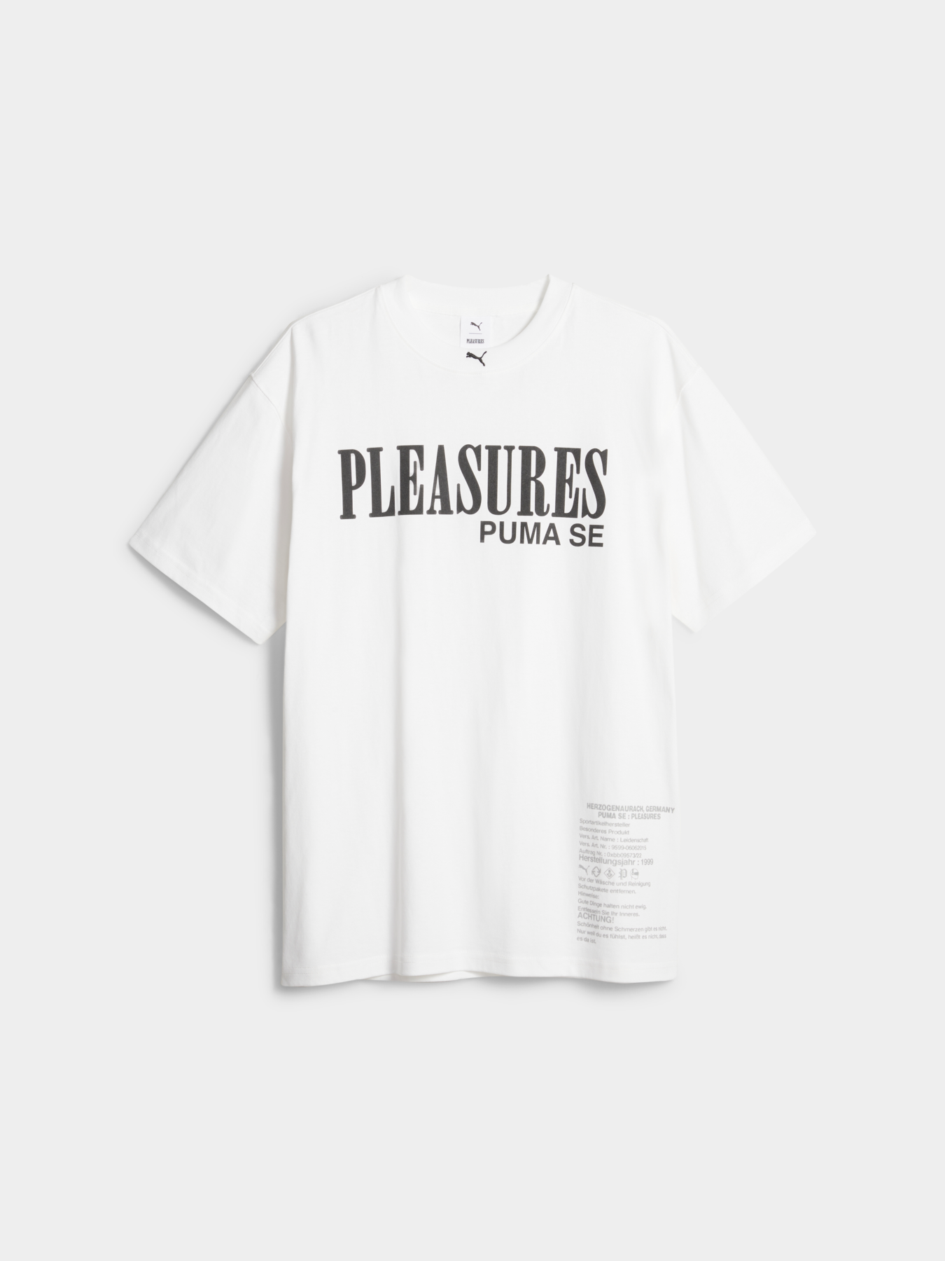 Футболка PUMA x Pleasures Typo Tee модель 620878 Фото