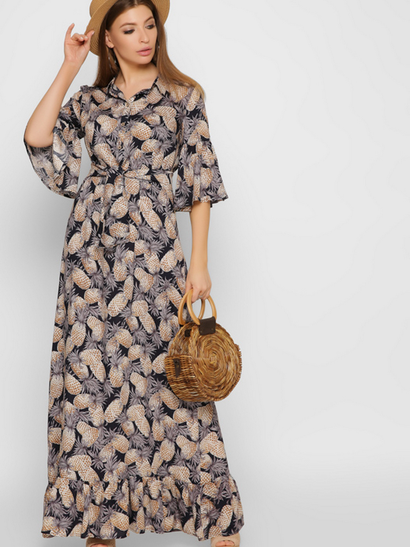 Платье макси CARICA модель KP102512 Фото