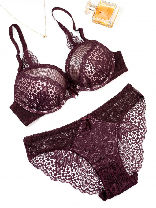 Комплект белья ISSA Plus модель BL2-778_фиолетовый Фото