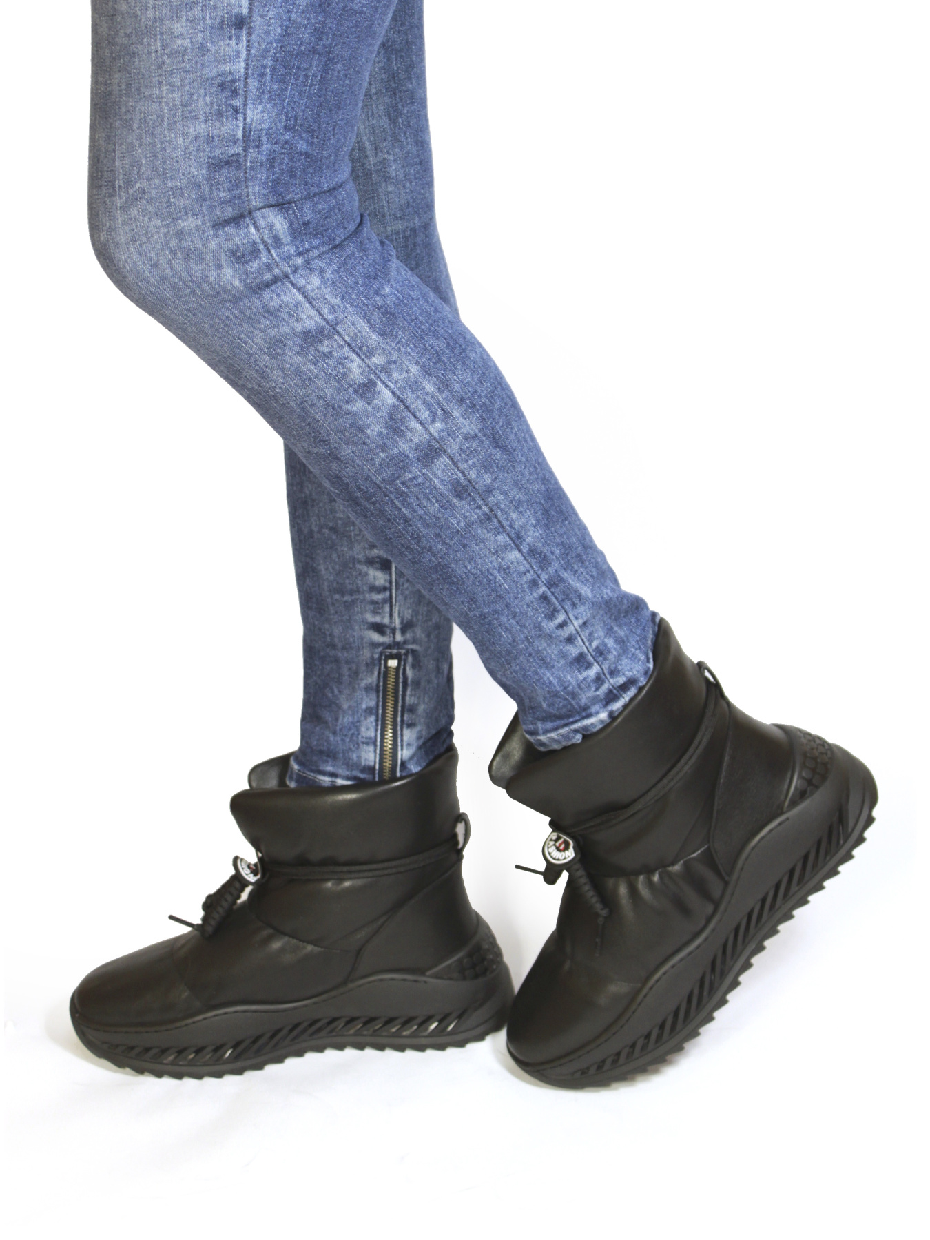 Сапоги дутики It-girl модель YD-9905-17-black Фото