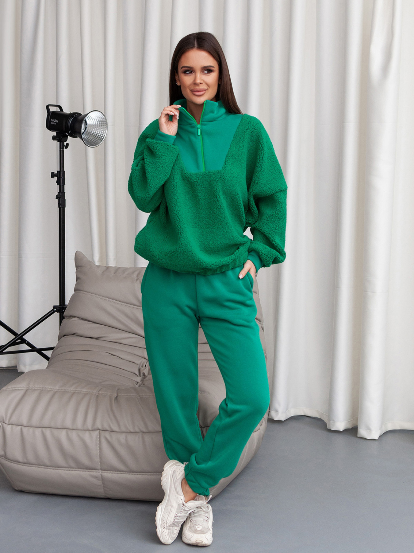 Костюм ISSA Plus модель 14373_зеленый Фото