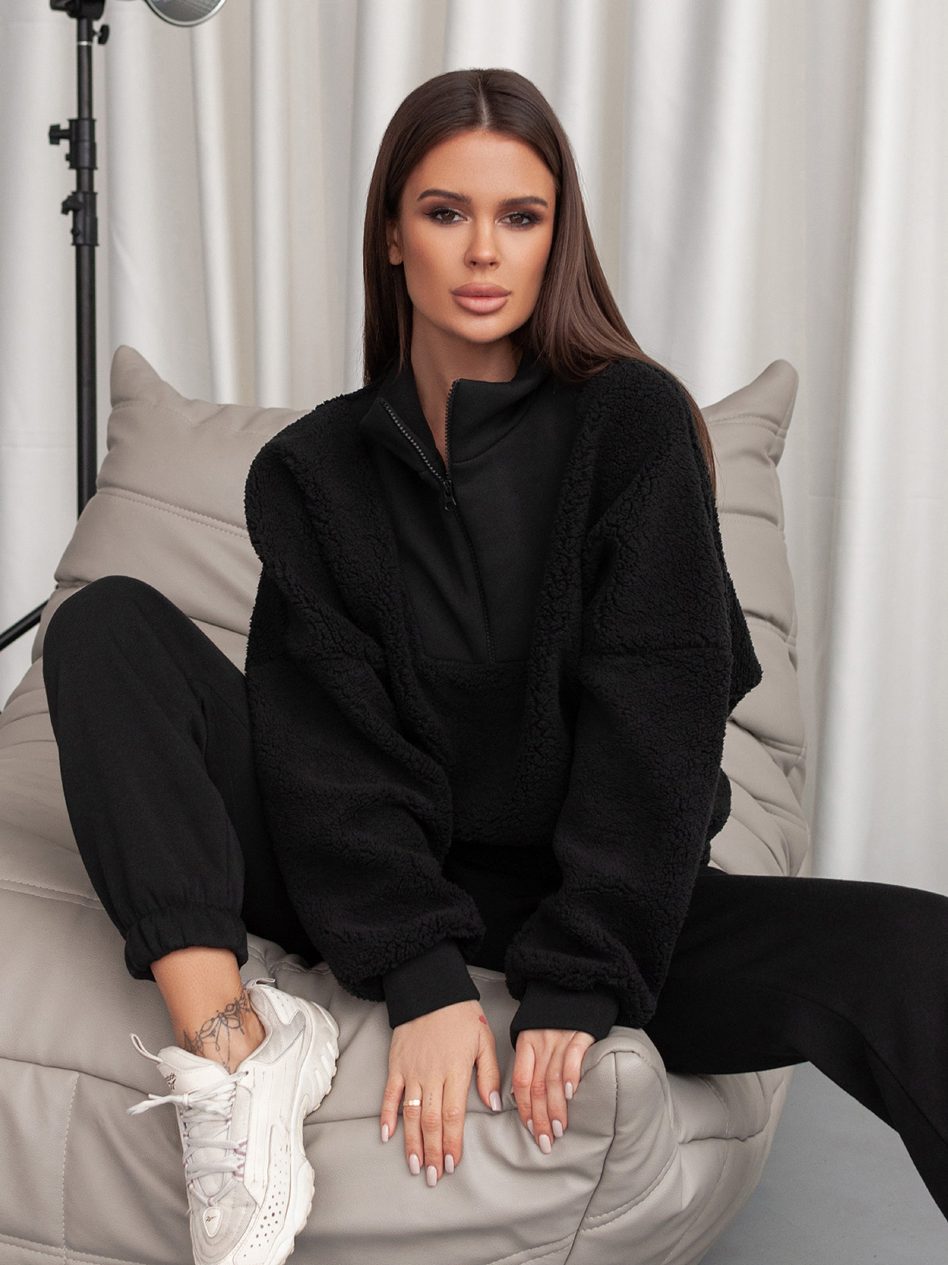 Костюм ISSA Plus модель 14373_черный Фото