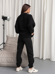 Повседневный костюм ISSA Plus модель 14373_черный Фото