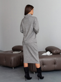 Костюм ISSA Plus модель 14380_серый Фото