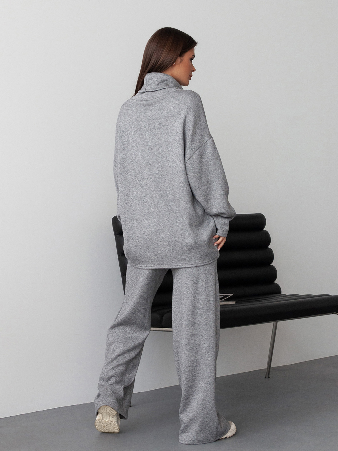 Костюм ISSA Plus модель 14383_серый Фото