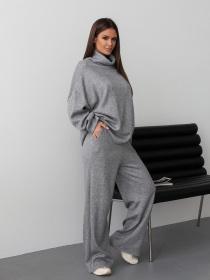 Костюм ISSA Plus модель 14383_серый Фото