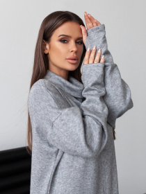 Сукня максі ISSA Plus модель 14384_серый Фото