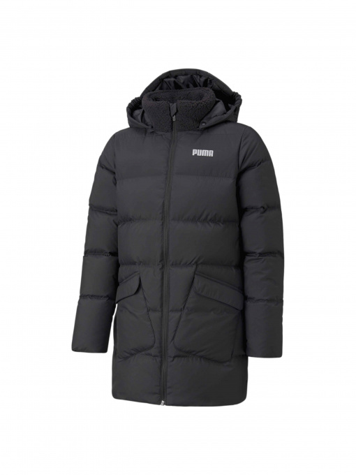 Пуховик PUMA Long Down Jacket G модель 589578 Фото