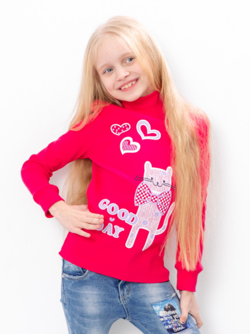 Водолазка Носи своє модель 6068-019-33-5-malinovij-koral-kicq Фото