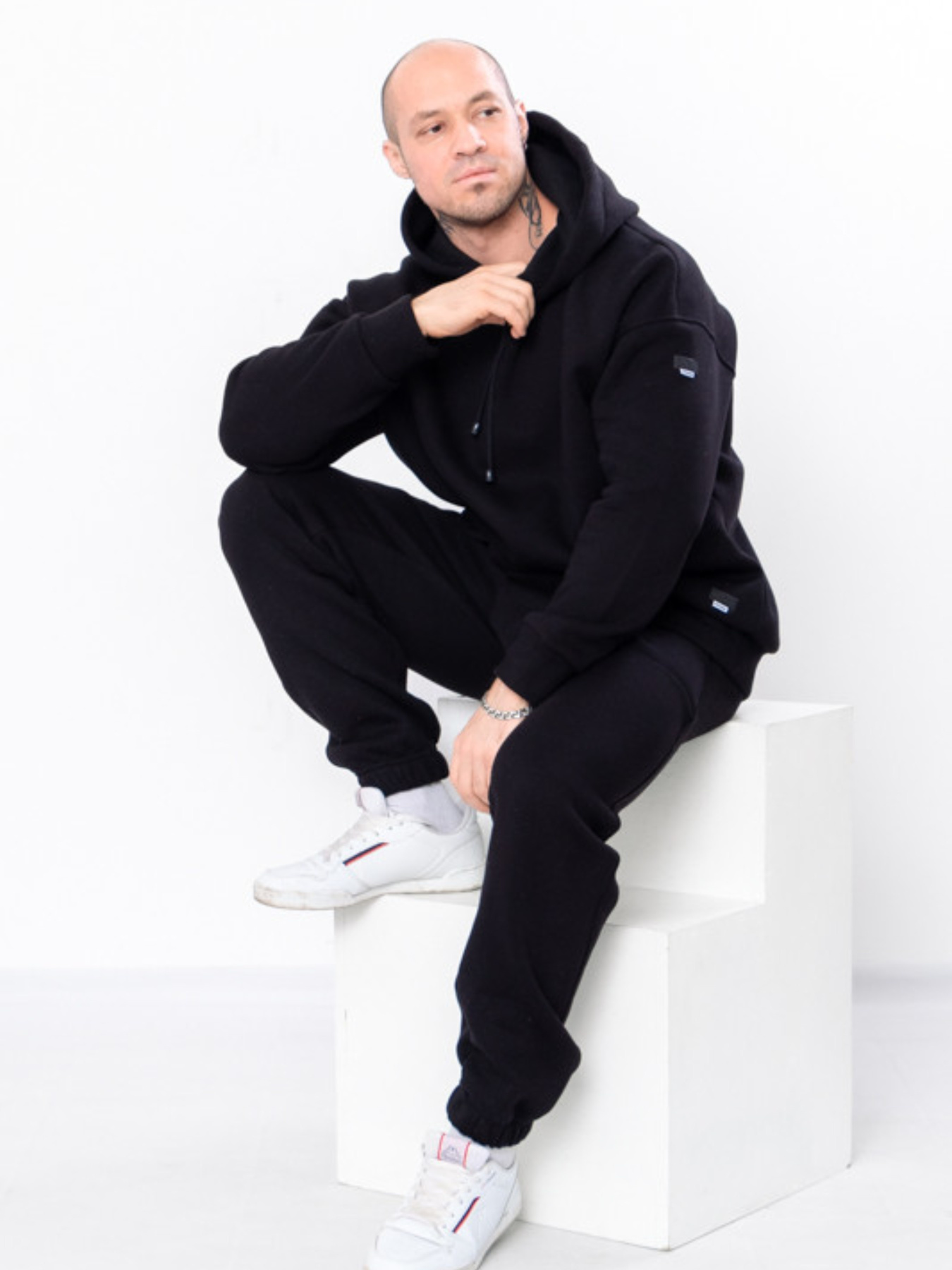 Повседневный костюм Носи своє модель 8376-025-chornij Фото