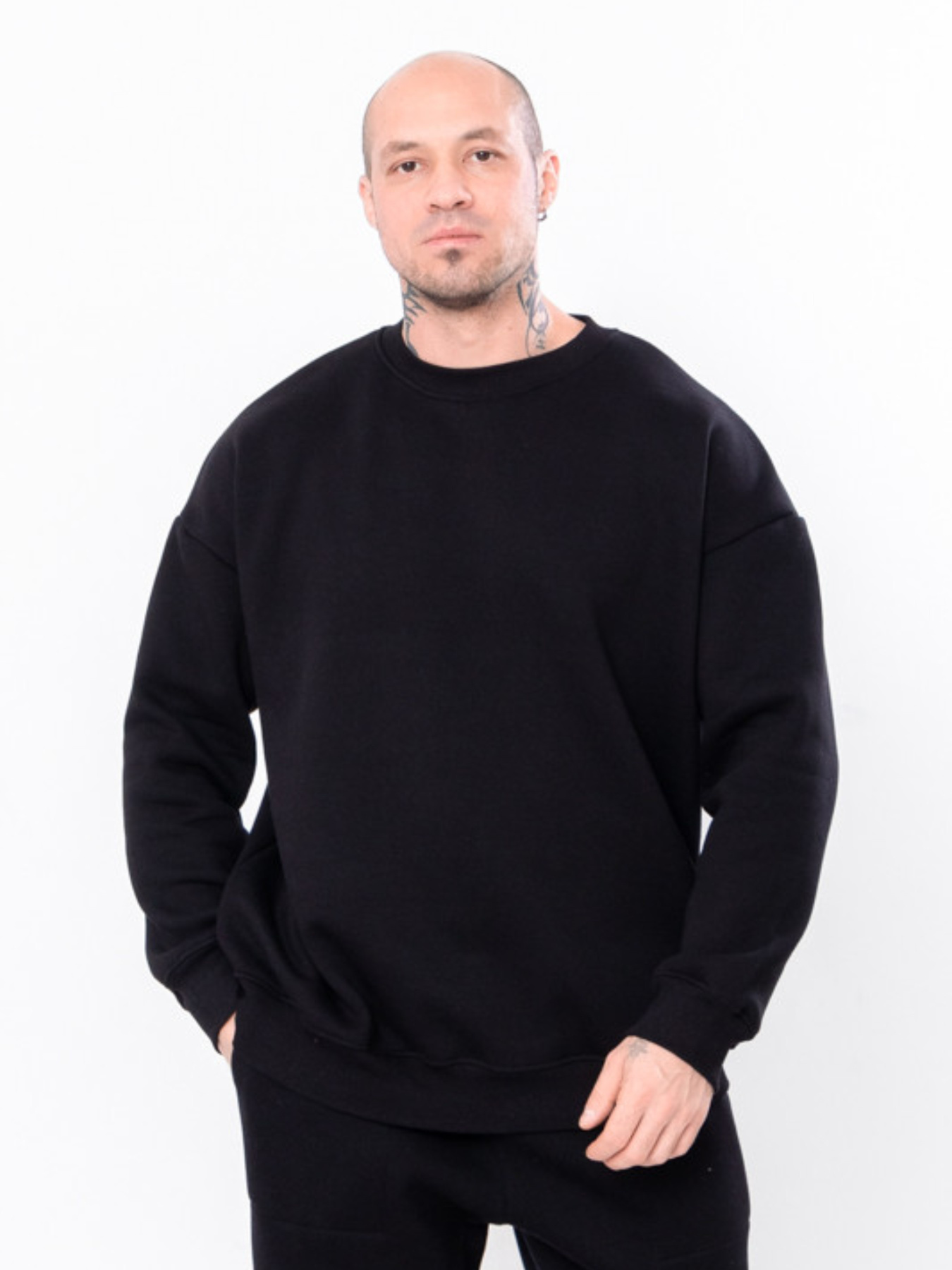 Світшот Носи своє модель 8379-025-chornij Фото