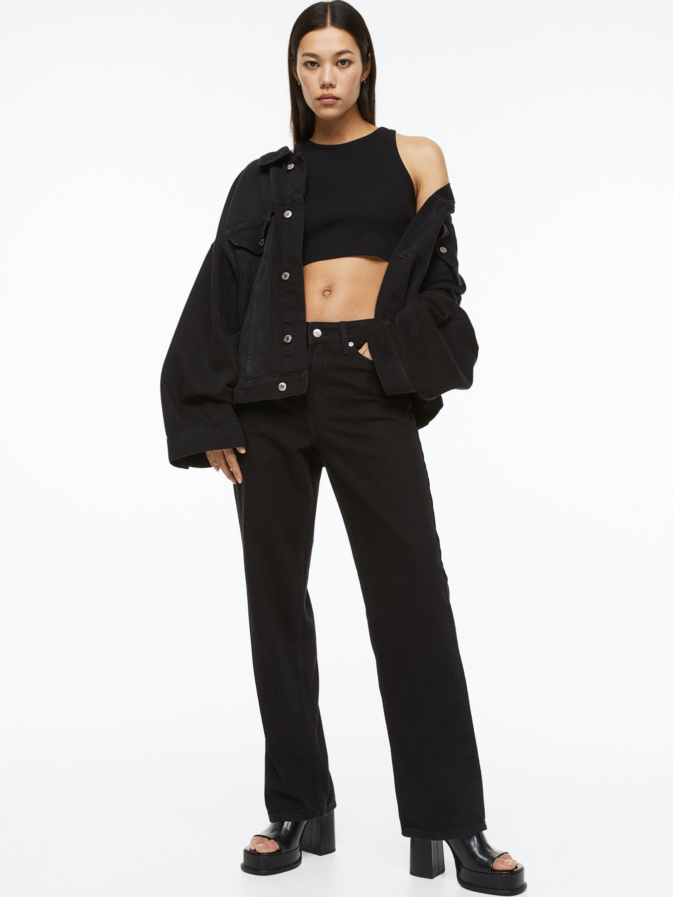 Прямые джинсы H&M модель 70311 Фото