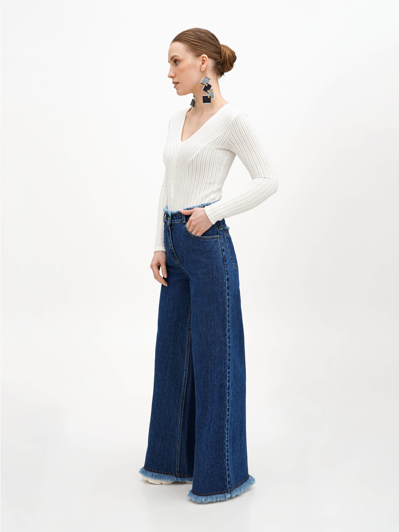 Широкі джинси A.G.N.A модель AG-2017 Фото