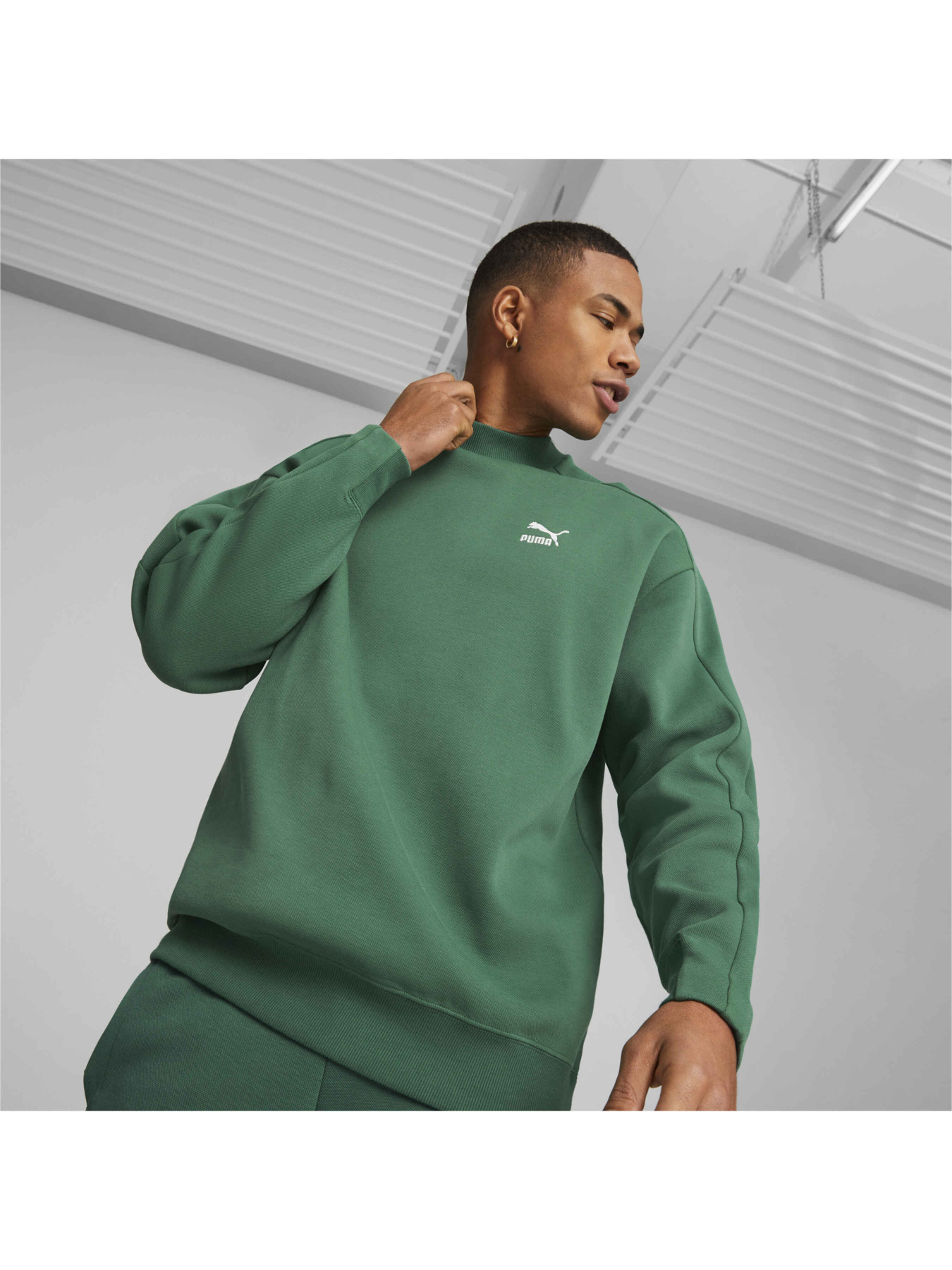 Свитшот PUMA T7 Mock Neck Crew модель 539483 Фото