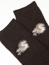 Шкарпетки ISSA Plus модель NS-349_коричневый Фото