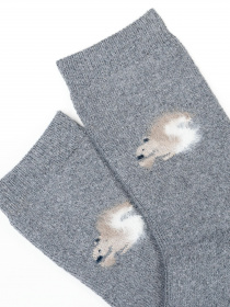 Носки ISSA Plus модель NS-349_серый Фото