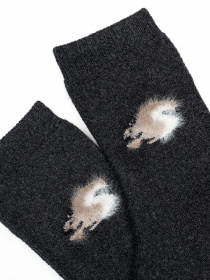 Носки ISSA Plus модель NS-349_темно_серый Фото