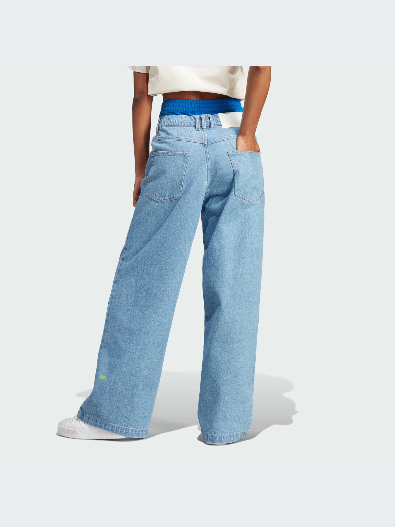 Широкие джинсы Adidas x KSENIASCHNAIDER модель IN0273 Фото