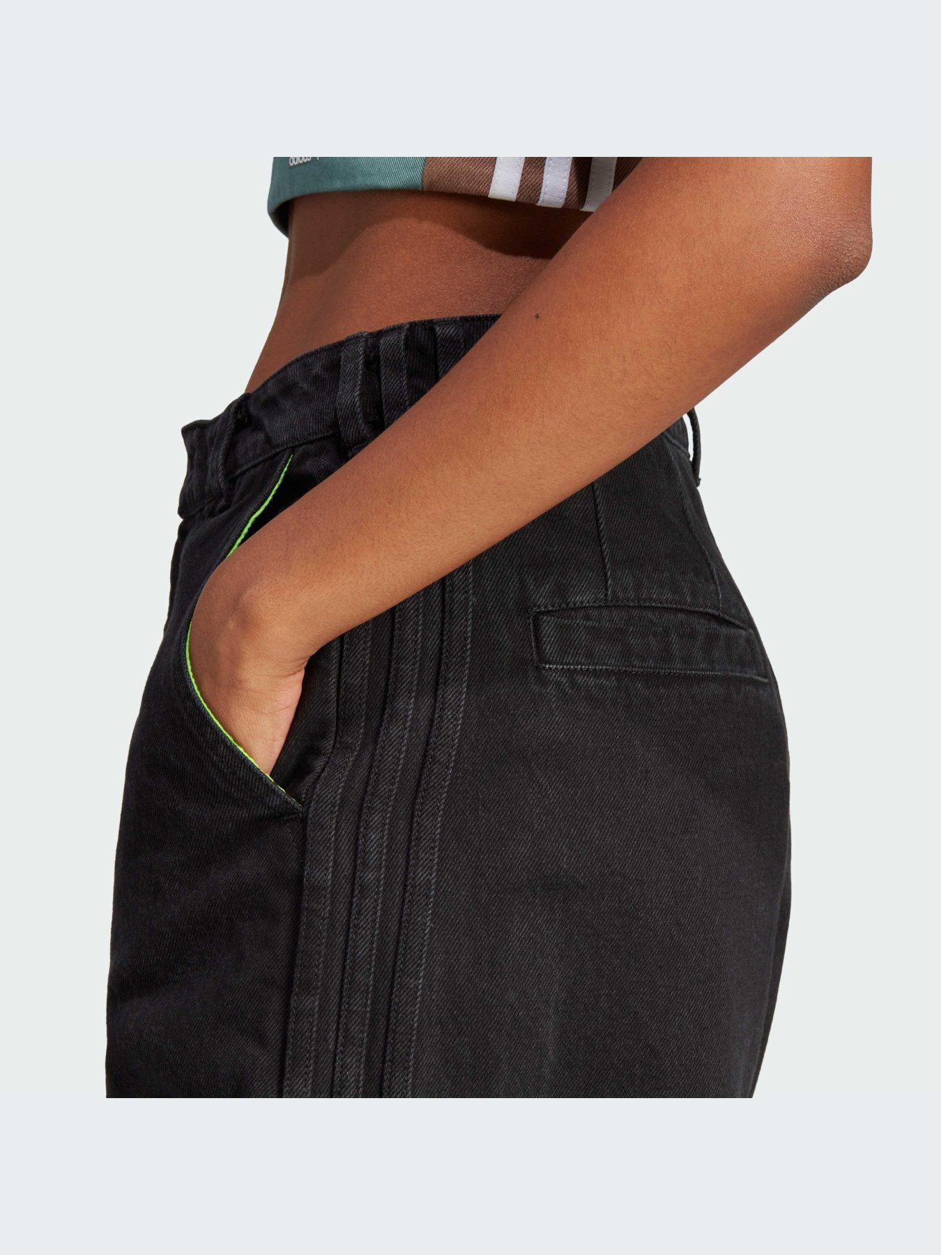 Широкие джинсы Adidas x KSENIASCHNAIDER модель IJ8338 Фото