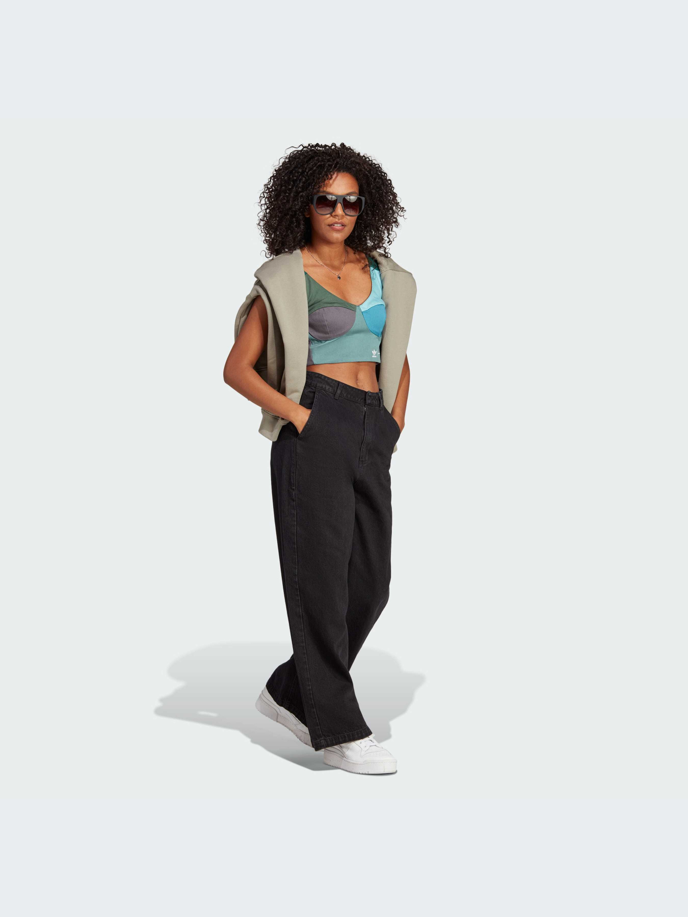 Широкі джинси Adidas x KSENIASCHNAIDER модель IJ8338 Фото