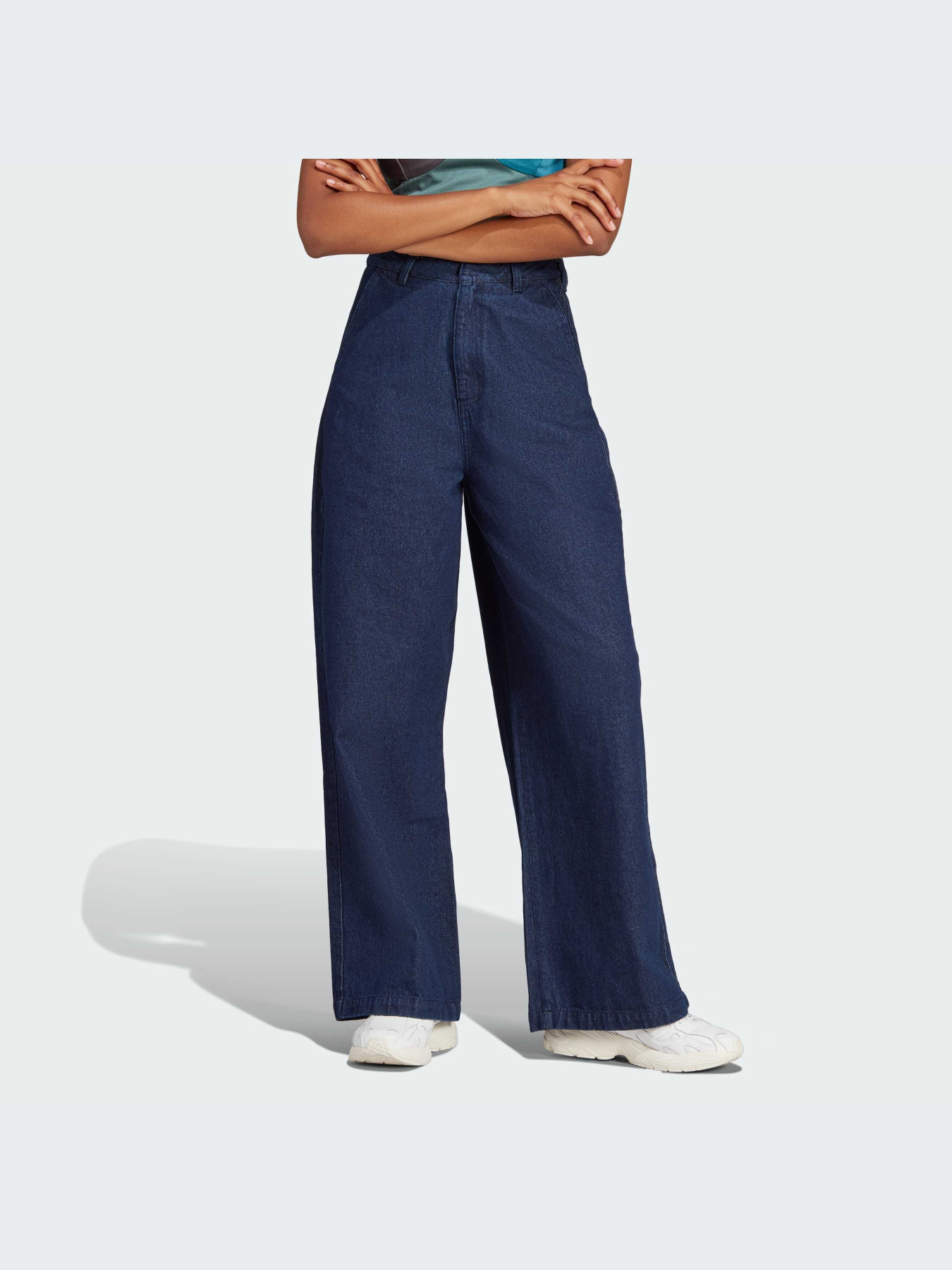 Широкие джинсы Adidas x KSENIASCHNAIDER модель IN0266 Фото