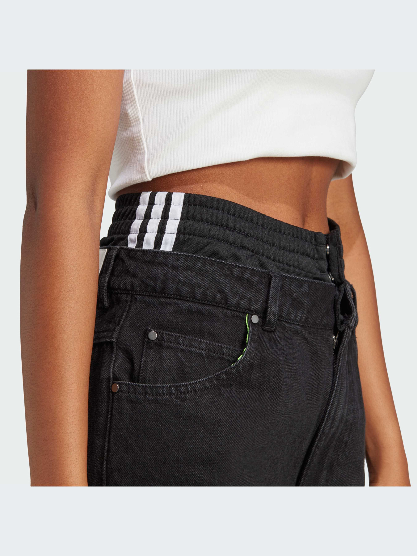 Широкие джинсы Adidas x KSENIASCHNAIDER модель IJ8348 Фото