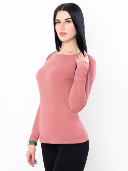 Лонгслив Носи своє модель 8380-113-temno-pudrovij Фото