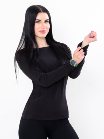 Лонгслив Носи своє модель 8380-113-chornij Фото