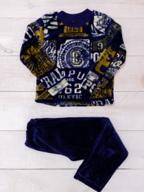 Пижама Носи своє модель 6079-035-4-chorn-sinj-nadpisi Фото