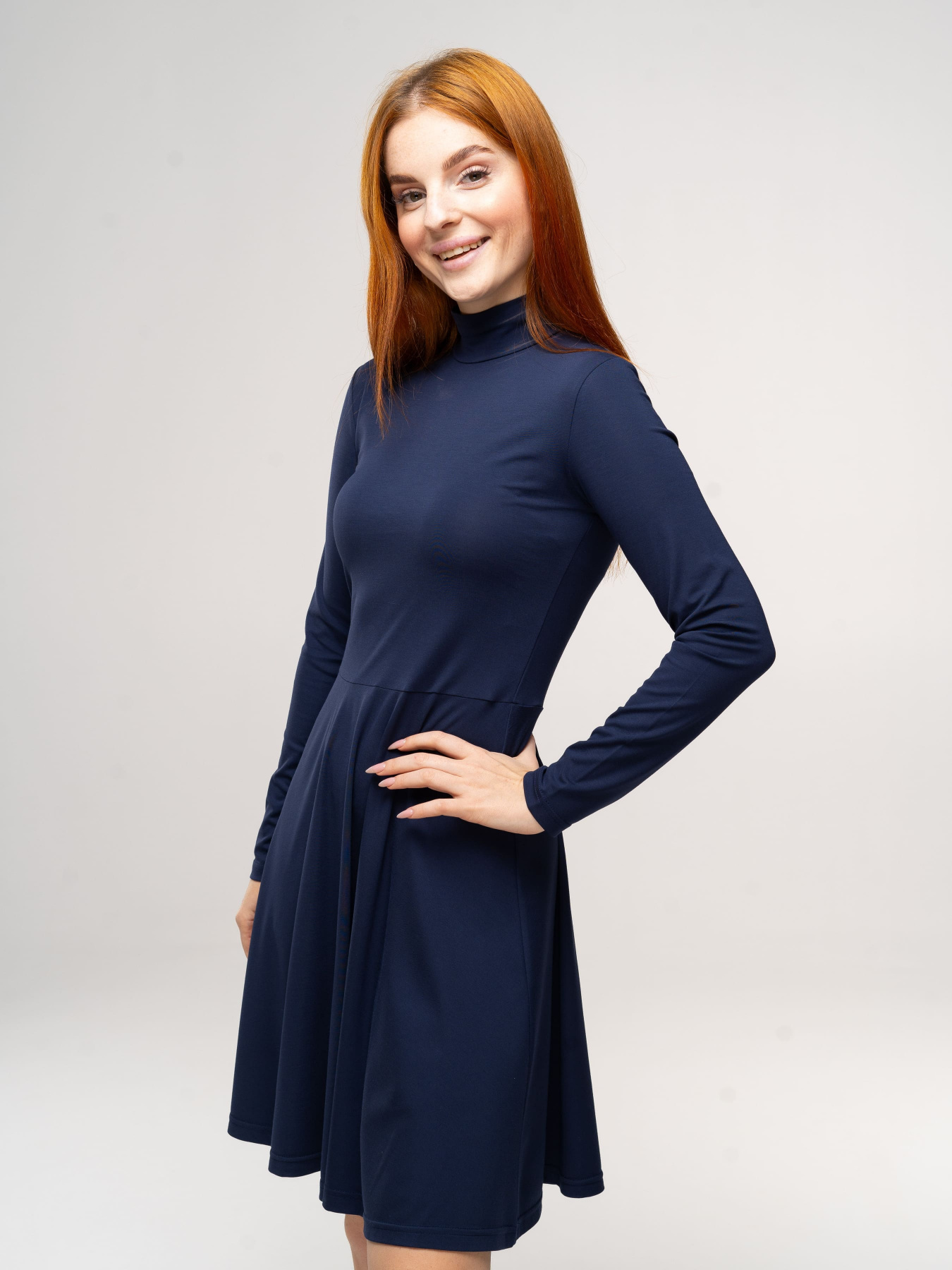 Сукня міні Роза модель 230402_blue Фото