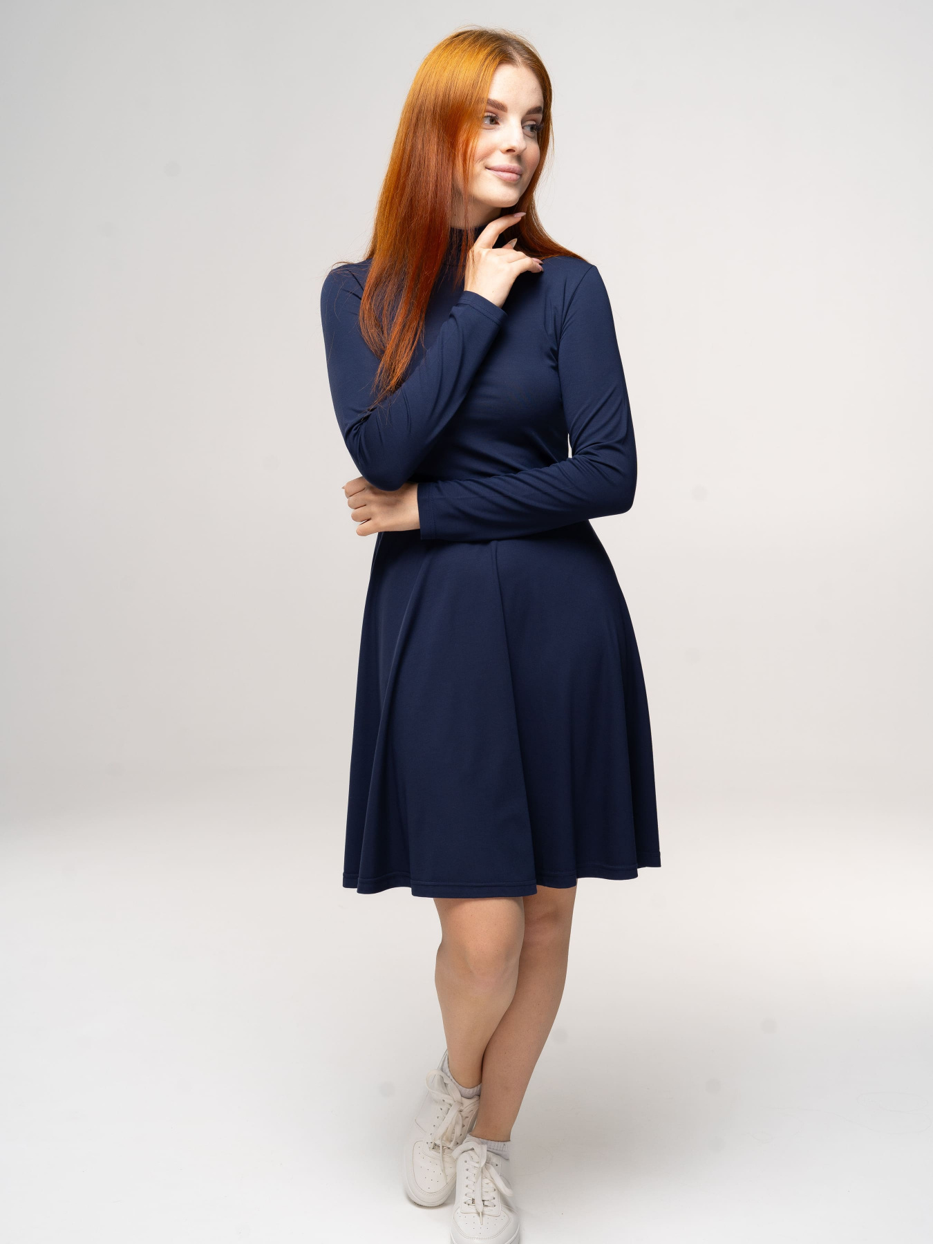 Сукня міні Роза модель 230402_blue Фото